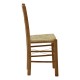 200-000741 Καρέκλα καφενείου με ψάθα Ronson-Charchie pakoworld καρυδί ξύλο 42x40x89εκ