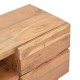 113-000038 Έπιπλο τηλεόρασης Dervie pakoworld φυσικό μασίφ ξύλο ακακίας 130x43.5x66.5εκ