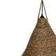 313-000028 Φωτιστικό οροφής Geole Inart ψάθινο φυσικό Φ30x84εκ