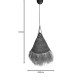 313-000028 Φωτιστικό οροφής Geole Inart ψάθινο φυσικό Φ30x84εκ