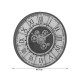 199-000559 Ρολόι τοίχου Jellar pakoworld μπρονζέ μέταλλο Φ57x7εκ