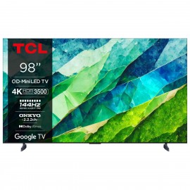 TCL Smart Τηλεόραση 98" 4K UHD Mini LED 98C855 HDR (2024) F