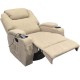 0051.AR29BG Chandler πολυθρόνα relax massage θερμαινόμενη περιστρεφόμενη 84x92x109εκ.  Μπεζ ύφασμα  Μπεζ 84x92εκ. Ύψος ΅:109εκ.