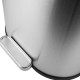 02-21412 ESTIA ΧΑΡΤΟΔΟΧΕΙΟ ΜΠΑΝΙΟΥ OVOID SOFT CLOSE 6lt ΙΝΟΞ