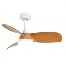 Lineme 02-00321 Ανεμιστήρας Οροφής 91.5cm με Φως και Τηλεχειριστήριο Καφέ