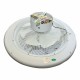 Lineme Cierzo 02-00178 Ανεμιστήρας Οροφής 55cm με Φως και Τηλεχειριστήριο Λευκός