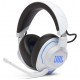 JBL Quantum 910P Ασύρματο Over Ear Gaming Headset με σύνδεση Bluetooth / USB Λευκό