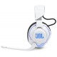 JBL Quantum 910P Ασύρματο Over Ear Gaming Headset με σύνδεση Bluetooth / USB Λευκό