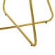127-000168 Καρέκλα Valentina pakoworld μπεζ βελούδο-χρυσό πόδι 65x60x82εκ