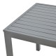 288-000005 Τραπέζι Kliton  pakoworld αλουμινίου ανθρακί 80x80x74εκ