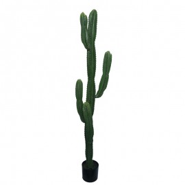 316-000022 Διακοσμητικό φυτό Cactus I σε γλάστρα Inart πράσινο pp Υ155εκ