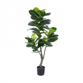 316-000001 Διακοσμητικό φυτό Fiddlehead σε γλάστρα Inart πράσινο pp Υ120εκ