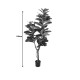 316-000002 Διακοσμητικό φυτό Fiddlehead I σε γλάστρα Inart πράσινο pp Υ180εκ
