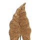 312-000006 Επιτραπέζιο διακοσμητικό φύλλο Thelx Inart χρυσό  μάνγκο ξύλο-μέταλλο  24.5x8.5x57.5εκ