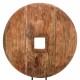 312-000034 Επιτραπέζιο διακοσμητικό Cart Inart φυσικό μάνγκο ξύλο-μέταλλο 40x9x54εκ