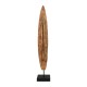 312-000032 Επιτραπέζιο διακοσμητικό Thalon Inart φυσικό μάνγκο ξύλο-μέταλλο 12.5x9x70εκ