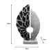 312-000015 Επιτραπέζιο διακοσμητικό Ostor Inart φυσικό-μαύρο μάνγκο ξύλλο-μέταλλο 30x9x50εκ