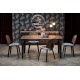 60-29339 PEDRO table walnut / black