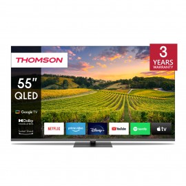 Thomson 55QG5C14 Smart Τηλεόραση 55" Google Tv 4K UHD QLED  HDR (2024) F