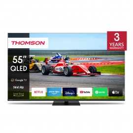 Thomson 55QG7C14 Smart Τηλεόραση 55" Google Tv 4K QLED Pro (2024) F