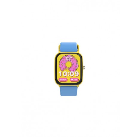 Kiddoboo KB019C2BLU Παιδικό Smartwatch με Δερμάτινο Λουράκι Μπλέ