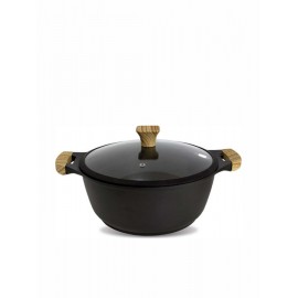 Gruppe Cookin KETG24 Βαθιά Κατσαρόλα από Αλουμίνιο 4lt / 24cm