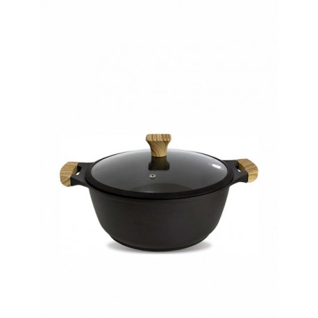 Gruppe Cookin KETG24 Βαθιά Κατσαρόλα από Αλουμίνιο 4lt / 24cm