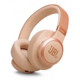 JBL Live 770NC Ασύρματα Bluetooth Over Ear Ακουστικά και Quick Charge Sandstone