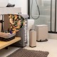 02-20972 ESTIA ΧΑΡΤΟΔΟΧΕΙΟ ΜΠΑΝΙΟΥ CUBIC SOFT CLOSE 6lt TAUPE