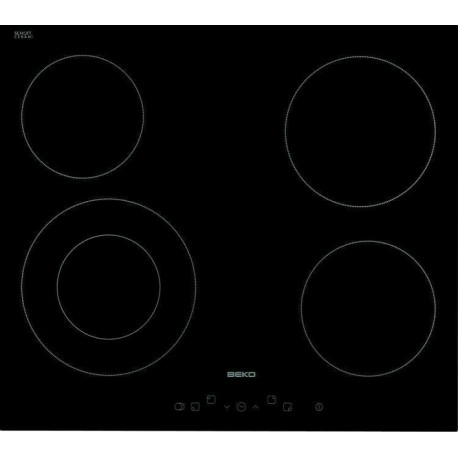 Beko HIC 64402 E Κεραμική Εστία Αυτόνομη με Λειτουργία Κλειδώματος 58x51εκ.