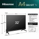 Hisense Smart Τηλεόραση 32" HD Ready LED 32A4N (2023) F