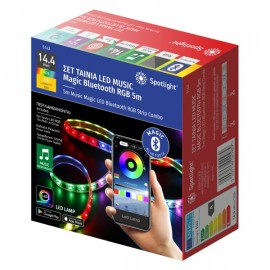 5143 ΣΕΤ ΤΑΙΝΙΑ LED RGB 12V 14.4W