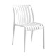 Ε3801,10 MODA Καρέκλα Στοιβαζόμενη PP - UV Protection, Απόχρωση Άσπρο