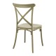 326-000016 Καρέκλα Crossie pakoworld pp σε απόχρωση cappucino 38x46.5x82εκ