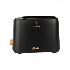 06-24666 ESTIA ΦΡΥΓΑΝΙΕΡΑ OAK 2 ΘΕΣΕΩΝ 700w ΜΕ 7 ΕΠΙΠΕΔΑ ΨΗΣΙΜΑΤΟΣ ΜΑΥΡΗ