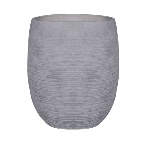 Ε6307,Β FLOWER POT-8 Απόχρωση Light Grey Wash