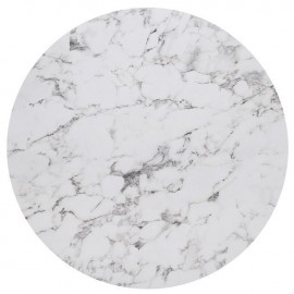 Ε102,421 HPL (High Pressure Laminated) Επιφάνεια Τραπεζιού Απόχρωση White Marble, Εξωτερικού χώρου