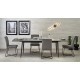 60-29282 CHARLES table grey marble / black