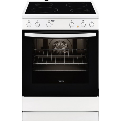 Zanussi ZCV65030WA Κουζίνα 72lt με Κεραμικές Εστίες Π60εκ. Λευκή A