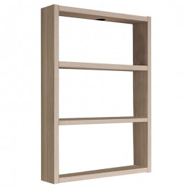 176-000091 Ραφιέρα τοίχου Seraphim pakoworld oak 43.2x9x60εκ