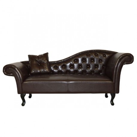 ΑΝΑΚΛΙΝΔΡΟ T.CHESTERFIELD NIOVI HM3008.01PU ΣΚ.ΚΑΦΕ ΔΕΞΙ ΜΠΡΑΤΣΟ 189x61x84Yεκ.