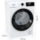 Gorenje DHNE82 Στεγνωτήριο 8kg A++ με Αντλία Θερμότητας  (4 ΧΡΟΝΙΑ ΕΓΓΥΗΣΗ)