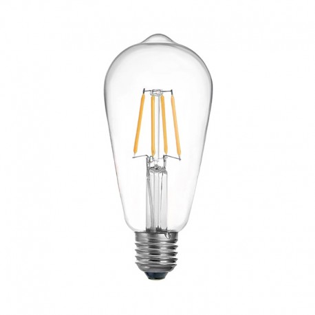 342-000077 Λαμπτήρας LED ST64 Bulb pakoworld 4W 3000K E27 clear