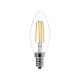 342-000087 Λαμπτήρας LED C35 Bulb pakoworld 4W 3000K E14 clear