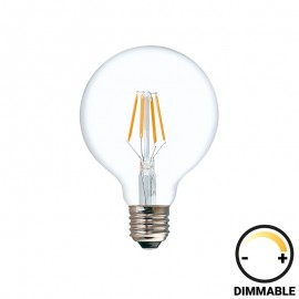 342-000075 Λαμπτήρας LED G80 Bulb pakoworld dimmable 8W E27 clear