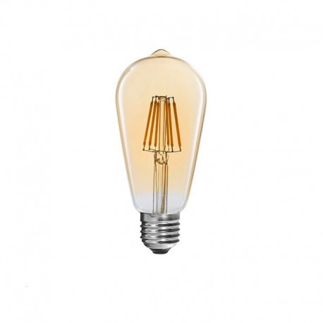 342-000078 Λαμπτήρας LED ST64 Bulb pakoworld 4W 3000K E27 amber