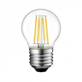 342-000085 Λαμπτήρας LED G45 Bulb pakoworld 6W 3000K E27 clear