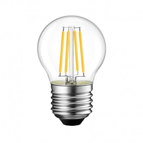 342-000085 Λαμπτήρας LED G45 Bulb pakoworld 6W 3000K E27 clear