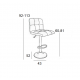 43-2227 BAR40 GREY PU(Σ2)ΣKAMΠO ΜΕ ΑΜΟΡΤΙΣΕΡ