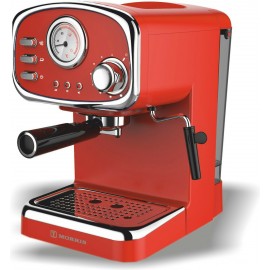 Morris R20808EMR Μηχανή Espresso 1100W Πίεσης 20bar Κόκκινη